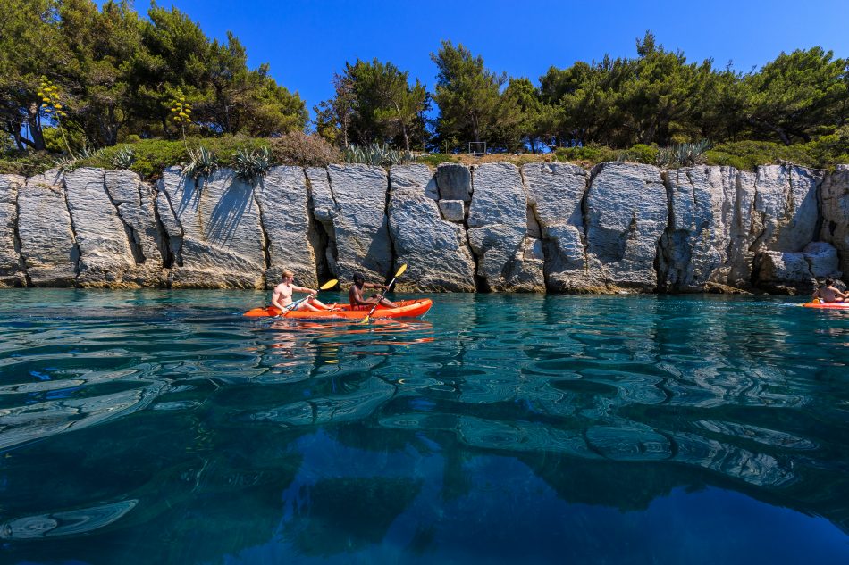 Sea kayak and snorkeling in Split, Croatia
